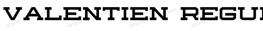 Valentien Regular字体转换